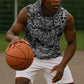 Snake African Skin Animals Pattern Sleeveless Hoodie - African Pride