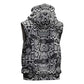 Snake African Skin Animals Pattern Sleeveless Zip Hoodie - African Pride