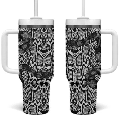 Snake African Skin Animals Pattern Tumbler With Handle