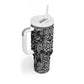 Snake African Skin Animals Pattern Tumbler With Handle