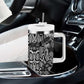 Snake African Skin Animals Pattern Tumbler With Handle