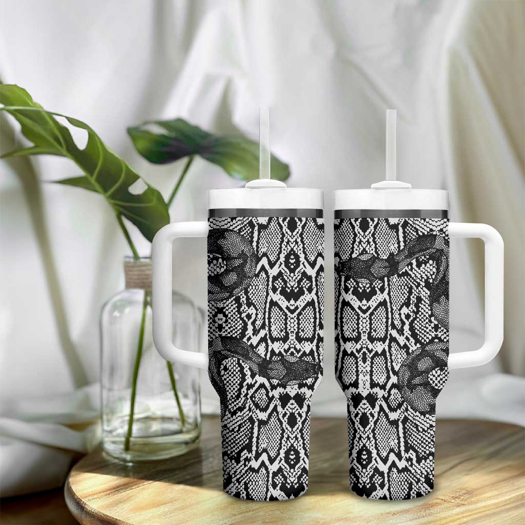 Snake African Skin Animals Pattern Tumbler With Handle