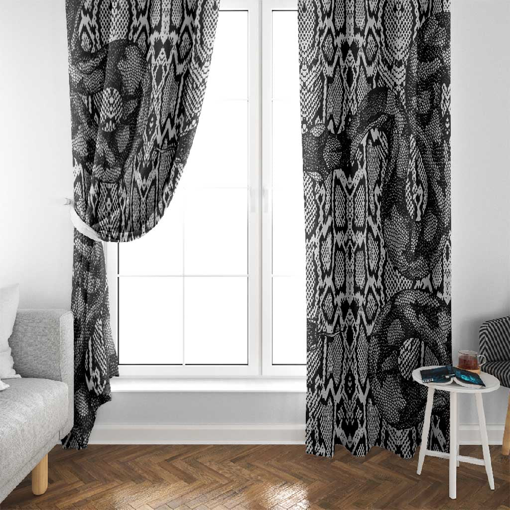 Snake African Skin Animals Pattern Window Curtain