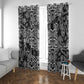 Snake African Skin Animals Pattern Window Curtain