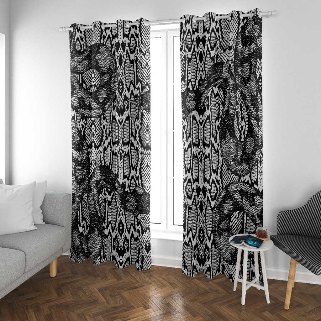 Snake African Skin Animals Pattern Window Curtain