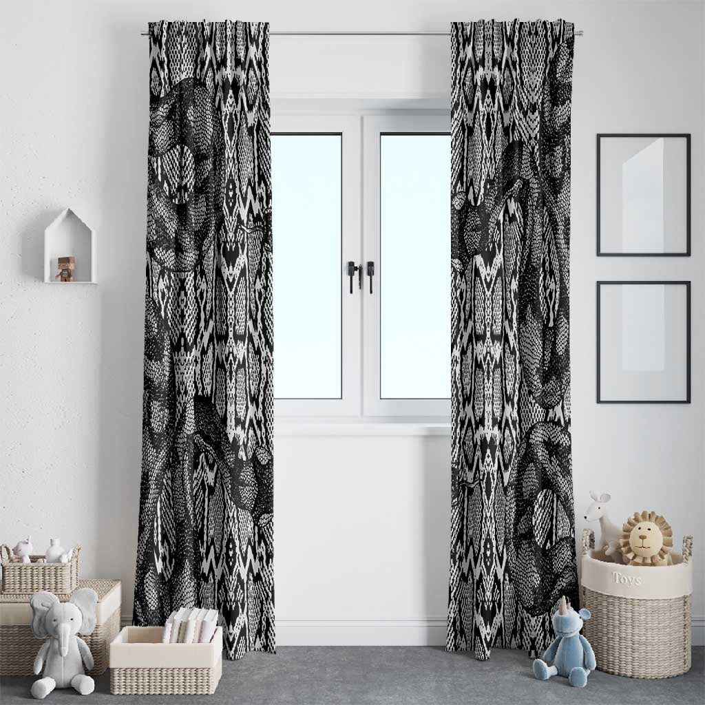 Snake African Skin Animals Pattern Window Curtain