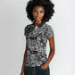 Snake African Skin Animals Pattern Women Polo Shirt