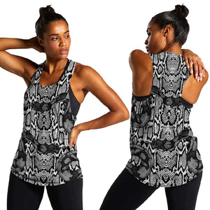 Snake African Skin Animals Pattern Women Racerback Tank