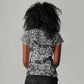 Snake African Skin Animals Pattern Women V-Neck T-Shirt