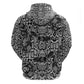 Snake African Skin Animals Pattern Zip Hoodie