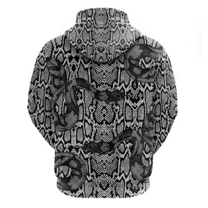 Snake African Skin Animals Pattern Zip Hoodie