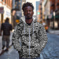 Snake African Skin Animals Pattern Zip Hoodie