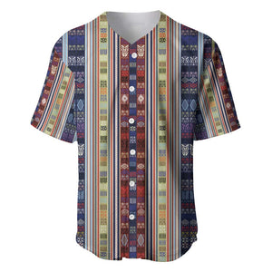 Lamba Mpanjaka Malagasy Traditional Pattern Baseball Jersey