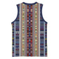 Lamba Mpanjaka Malagasy Traditional Pattern Basketball Jersey - African Pride