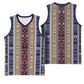 Lamba Mpanjaka Malagasy Traditional Pattern Basketball Jersey - African Pride