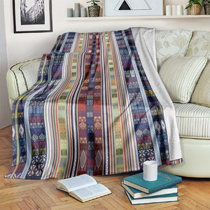 Lamba Mpanjaka Malagasy Traditional Pattern Blanket
