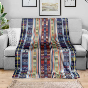 Lamba Mpanjaka Malagasy Traditional Pattern Blanket