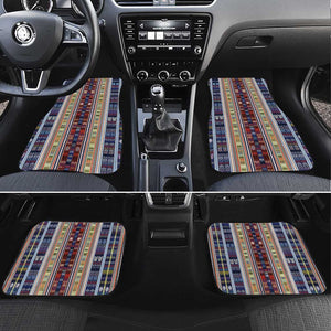 Lamba Mpanjaka Malagasy Traditional Pattern Car Mats