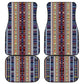 Lamba Mpanjaka Malagasy Traditional Pattern Car Mats