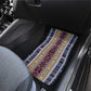 Lamba Mpanjaka Malagasy Traditional Pattern Car Mats