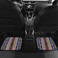 Lamba Mpanjaka Malagasy Traditional Pattern Car Mats