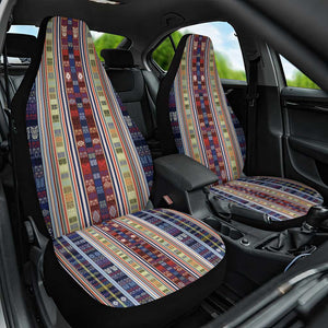 Lamba Mpanjaka Malagasy Traditional Pattern Car Seat Cover