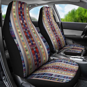 Lamba Mpanjaka Malagasy Traditional Pattern Car Seat Cover