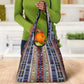Lamba Mpanjaka Malagasy Traditional Pattern Grocery Bag
