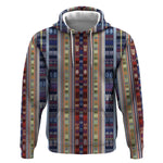 Lamba Mpanjaka Malagasy Traditional Pattern Hoodie