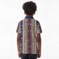 Lamba Mpanjaka Malagasy Traditional Pattern Kid Polo Shirt