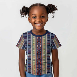 Lamba Mpanjaka Malagasy Traditional Pattern Kid T shirt