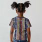 Lamba Mpanjaka Malagasy Traditional Pattern Kid T shirt