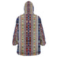 Lamba Mpanjaka Malagasy Traditional Pattern Kid Wearable Blanket Hoodie