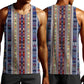 Lamba Mpanjaka Malagasy Traditional Pattern Men Tank Top