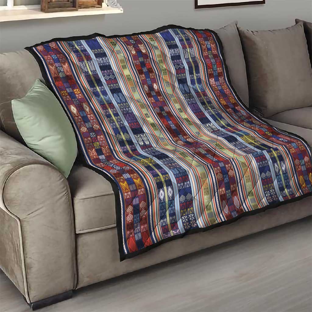 Lamba Mpanjaka Malagasy Traditional Pattern Quilt