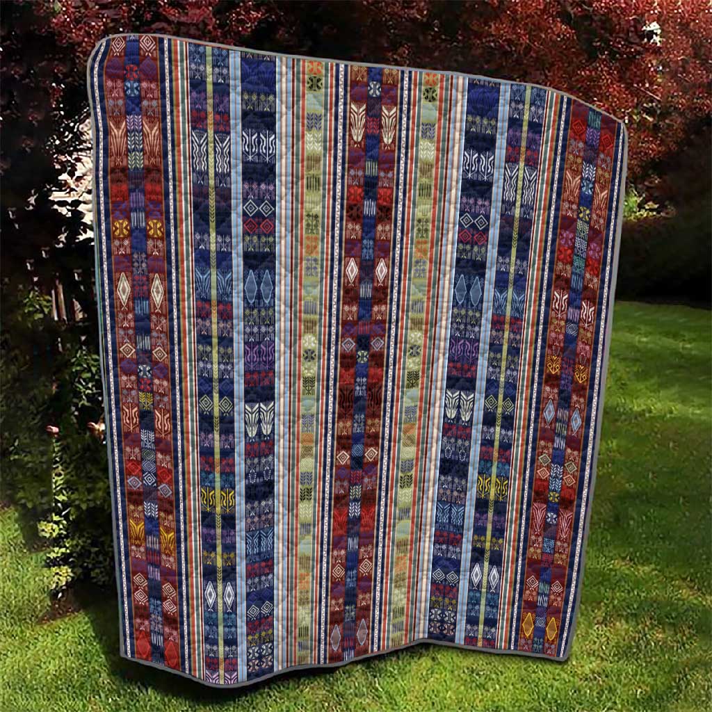 Lamba Mpanjaka Malagasy Traditional Pattern Quilt