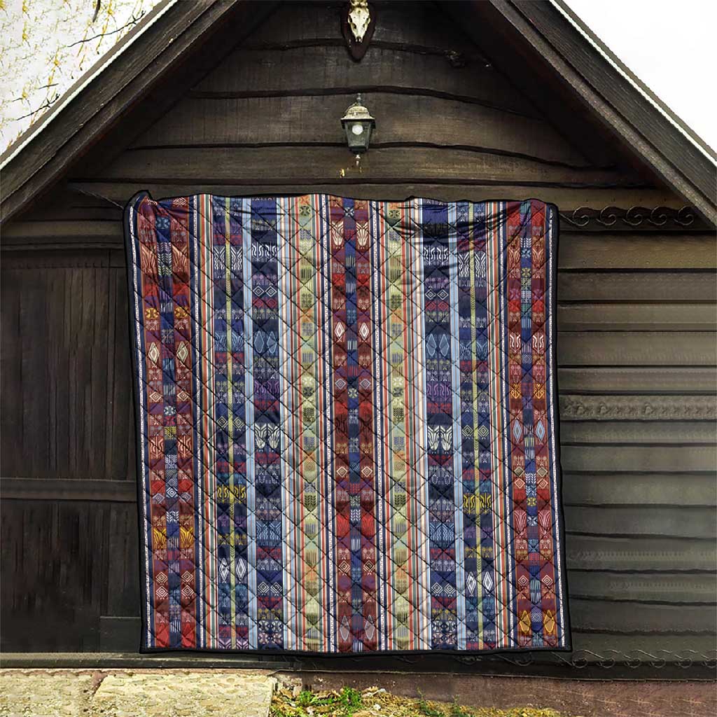 Lamba Mpanjaka Malagasy Traditional Pattern Quilt