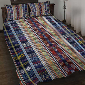 Lamba Mpanjaka Malagasy Traditional Pattern Quilt Bed Set