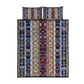 Lamba Mpanjaka Malagasy Traditional Pattern Quilt Bed Set