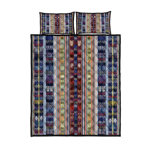 Lamba Mpanjaka Malagasy Traditional Pattern Quilt Bed Set