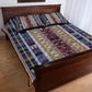 Lamba Mpanjaka Malagasy Traditional Pattern Quilt Bed Set