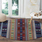 Lamba Mpanjaka Malagasy Traditional Pattern Round Carpet