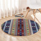Lamba Mpanjaka Malagasy Traditional Pattern Round Carpet