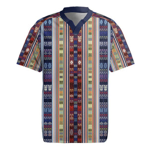 Lamba Mpanjaka Malagasy Traditional Pattern Rugby Jersey