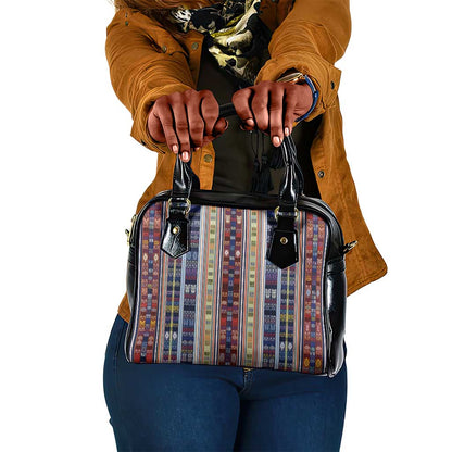 Lamba Mpanjaka Malagasy Traditional Pattern Shoulder Handbag