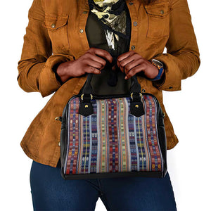 Lamba Mpanjaka Malagasy Traditional Pattern Shoulder Handbag