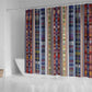Lamba Mpanjaka Malagasy Traditional Pattern Shower Curtain