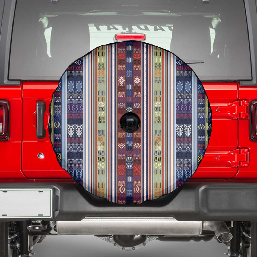 Lamba Mpanjaka Malagasy Traditional Pattern Spare Tire Cover
