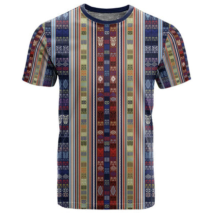Lamba Mpanjaka Malagasy Traditional Pattern T shirt
