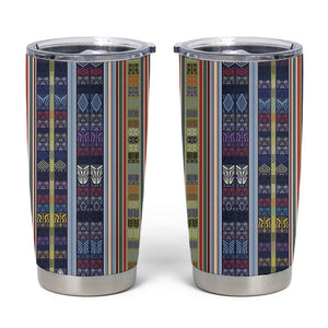 Lamba Mpanjaka Malagasy Traditional Pattern Tumbler Cup